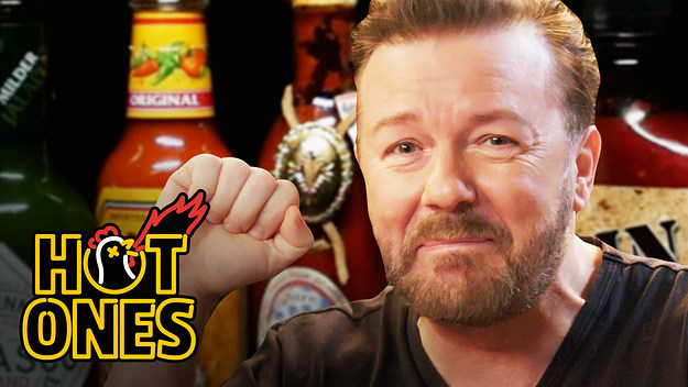 Ricky Gervais Hot Ones