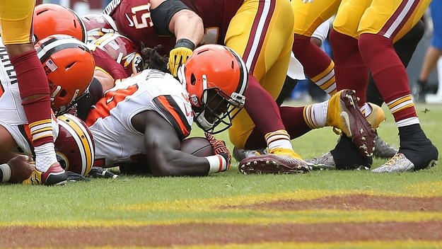 Isaiah Crowell Cleveland Browns Goal Line 2016