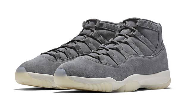 Air Jordan XI Premium "Grey Suede"