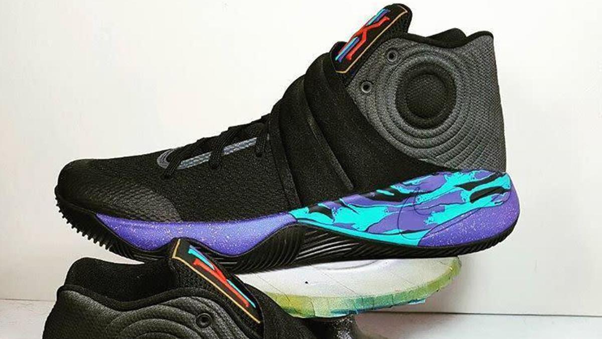 Nike Kyrie 2 Aqua Jordan Custom (2)
