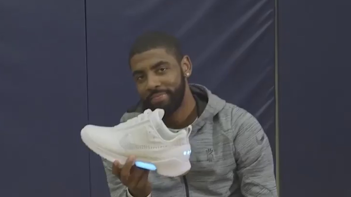 Kyrie Irving Gets Nike Hyperadapts