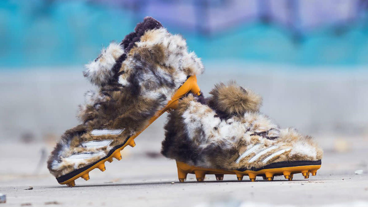 Von Miller Fuzzy Conan O'Brien Cleats Side