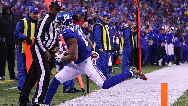 Giants WR Odell Beckham, Jr. makes another one handed touchdown catch