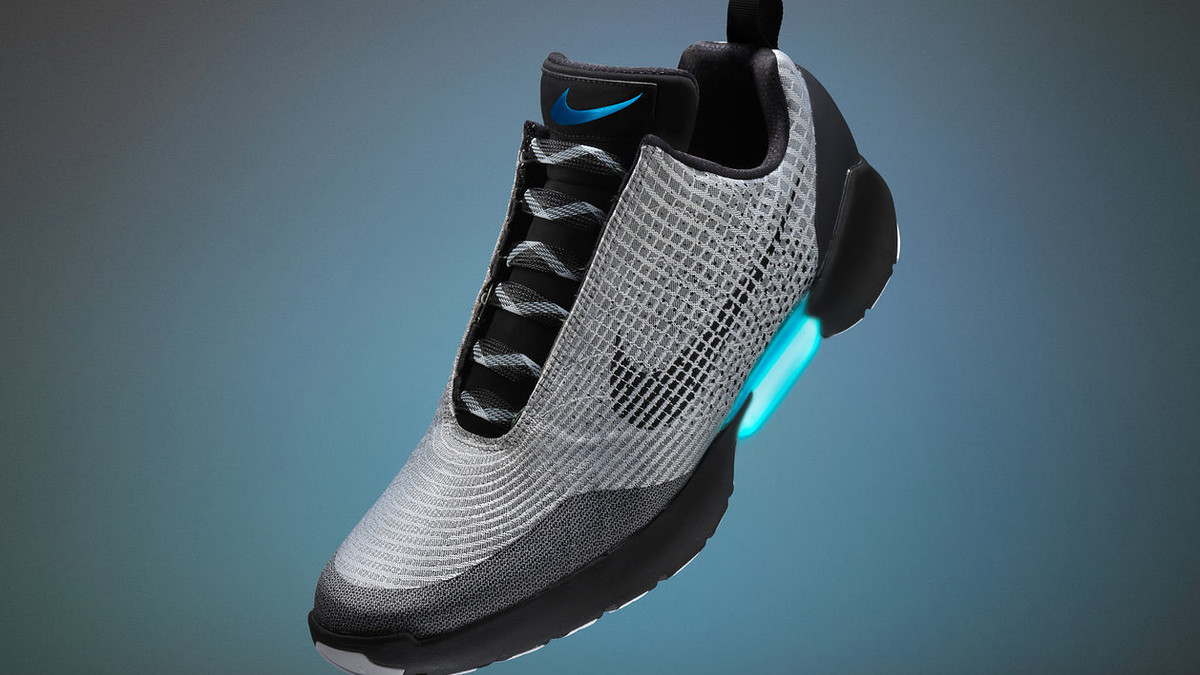 Nike Hyperadapt Silver Black White