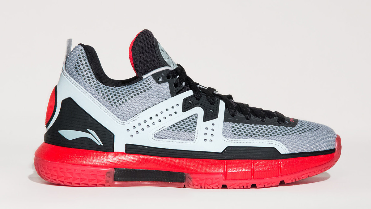 Li Ning Way of Wade 5 Gray Lava Profile