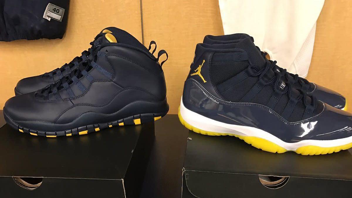 Michigan Air Jordan 10 & 11
