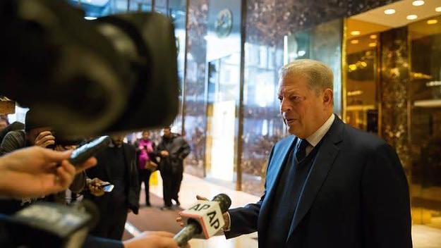 Al Gore at Trump Tower.