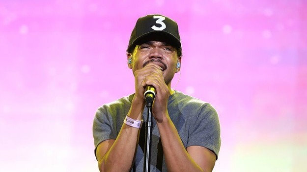 Chance the Rapper performs during a recent concert.