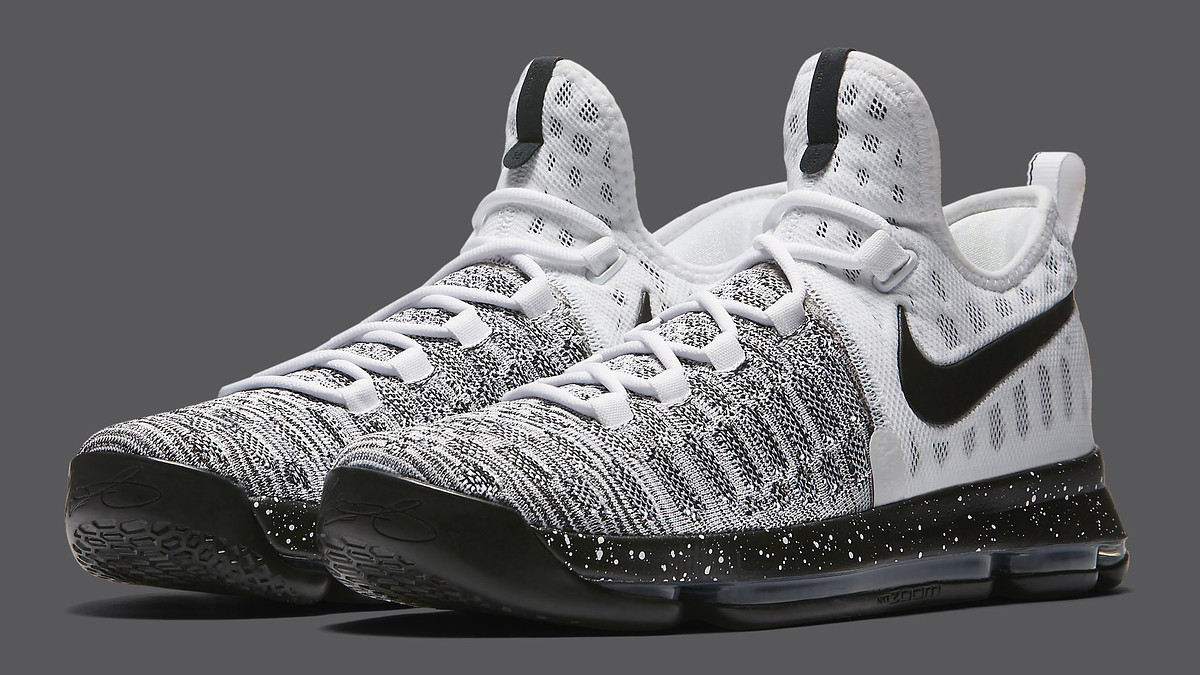 Nike KD 9 White Black Oreo 843392 100