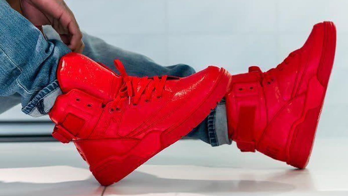 Ewing 33 Hi Red Croc Sole