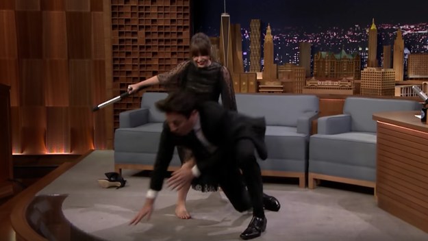 Felicity Jones x Jimmy Fallon