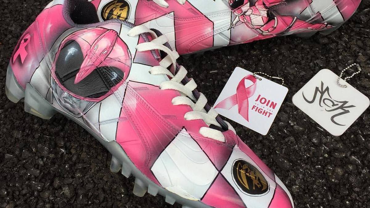 Pink Power Rangers Cleats Main
