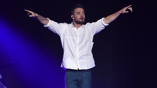 Liam Payne performs at a concert.