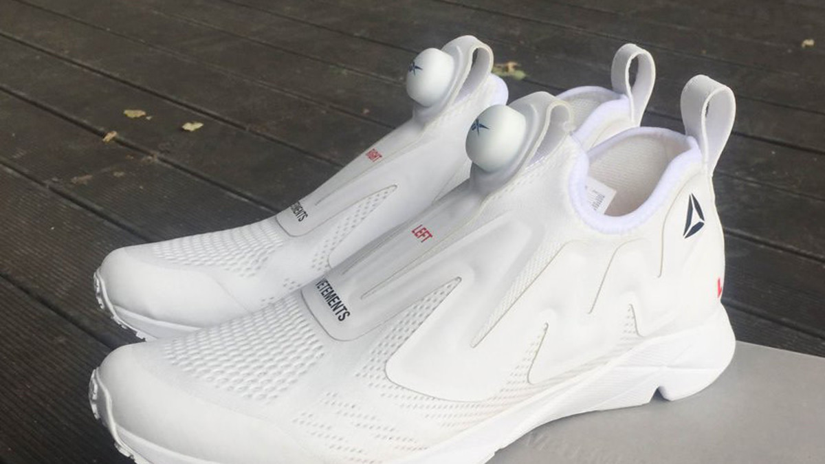 Vetements Reebok Pump Fury Clean 1