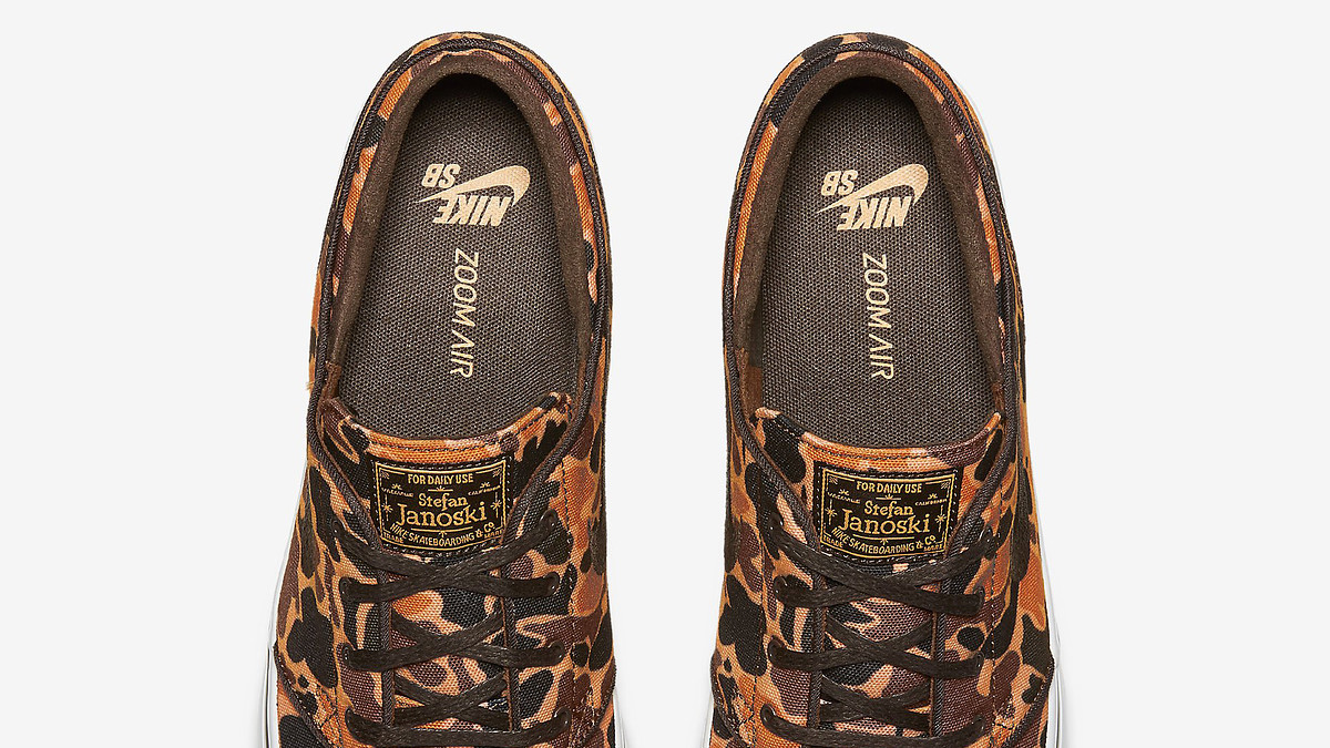 Camouflage Nike SB Janoski Top