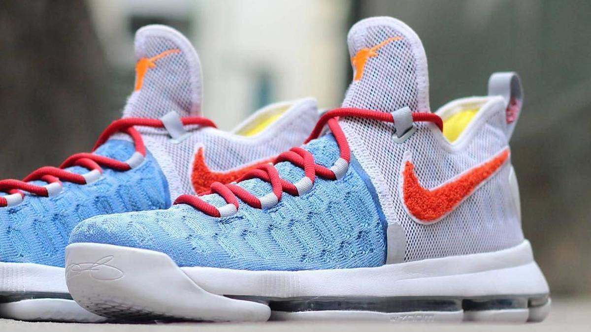 Nike KD 9 Texas Longhorns Chenille PE Main