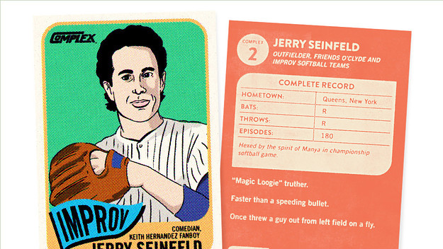 Jerry Seinfeld Baseball Card Oral History of Baseball Seinfeld II