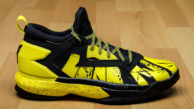 adidas D Lillard 2 Black/Yellow Side B42354