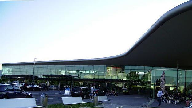A photo of Graz Airport in Austria from Wikimedia Commons.