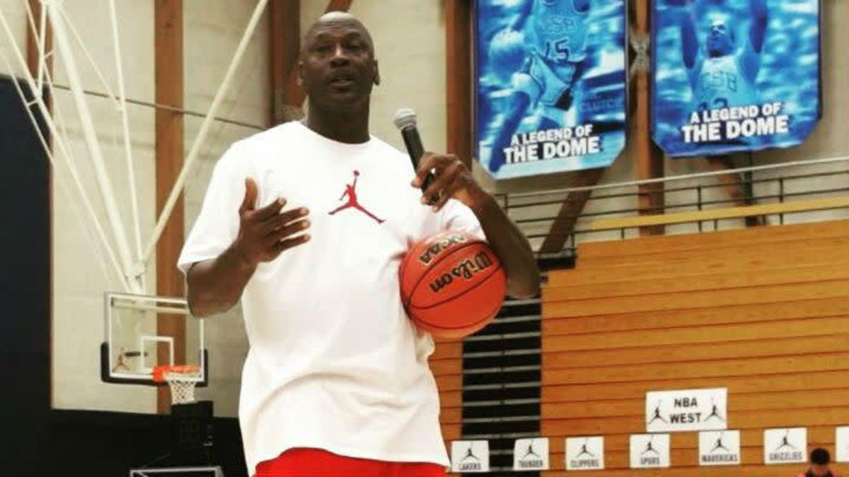 Michael Jordan Shoots for Free Air Jordans