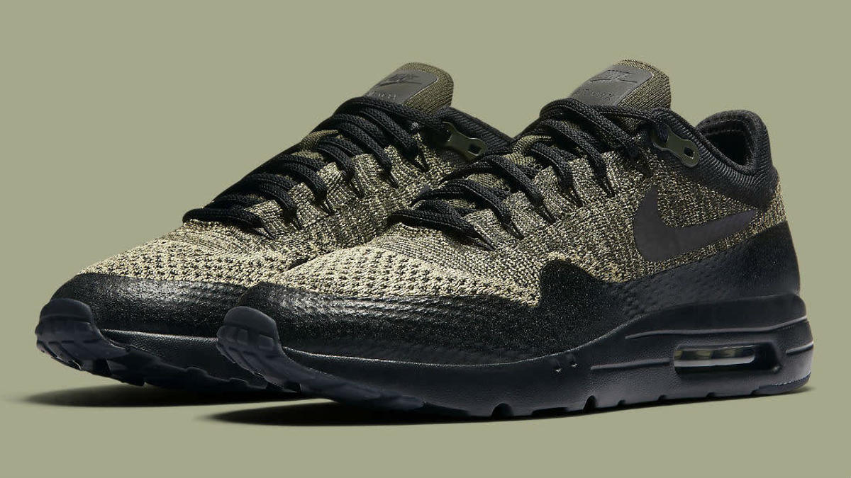Nike Air Max 1 Ultra Flyknit Neutral Olive/Black Sequoia Main 856958 203