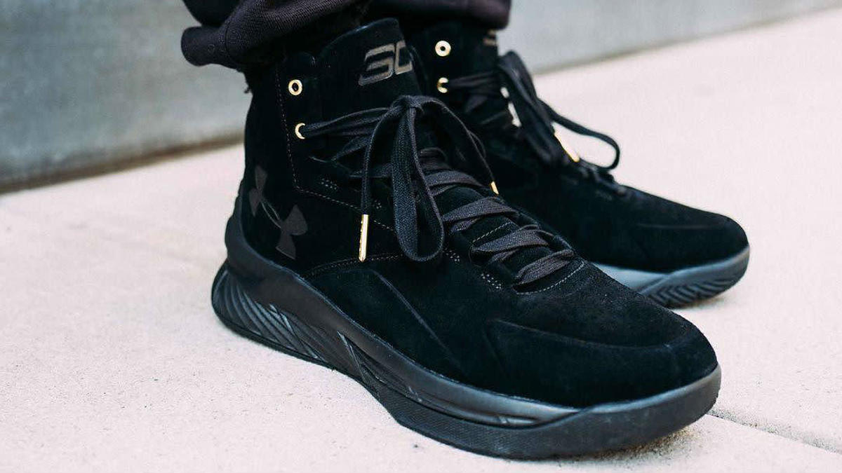 Under Armour Curry Lux Black Suede