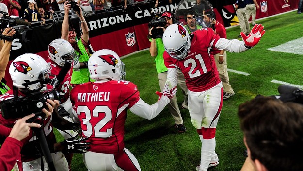 Tyrann Mathieu Patrick Peterson St. Louis Rams 2015