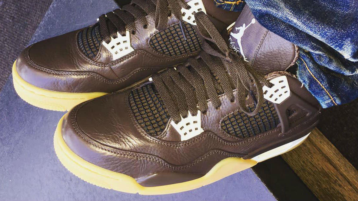Chocolate Brown Air Jordan 4 Anthony Hamilton