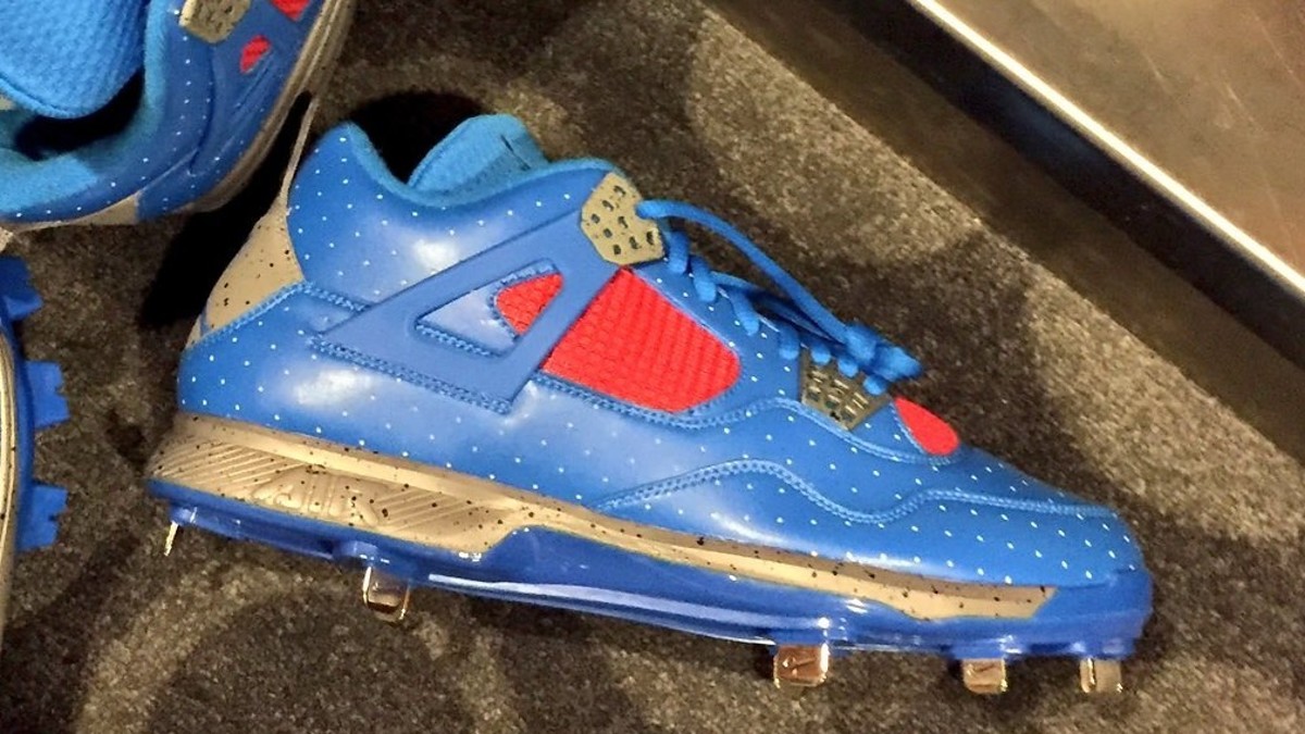 Marcus Stroman's exclusive Air Jordan 4 cleats