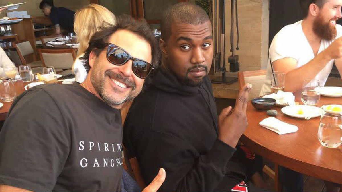 Kanye West Wears White adidas D Lillard 2