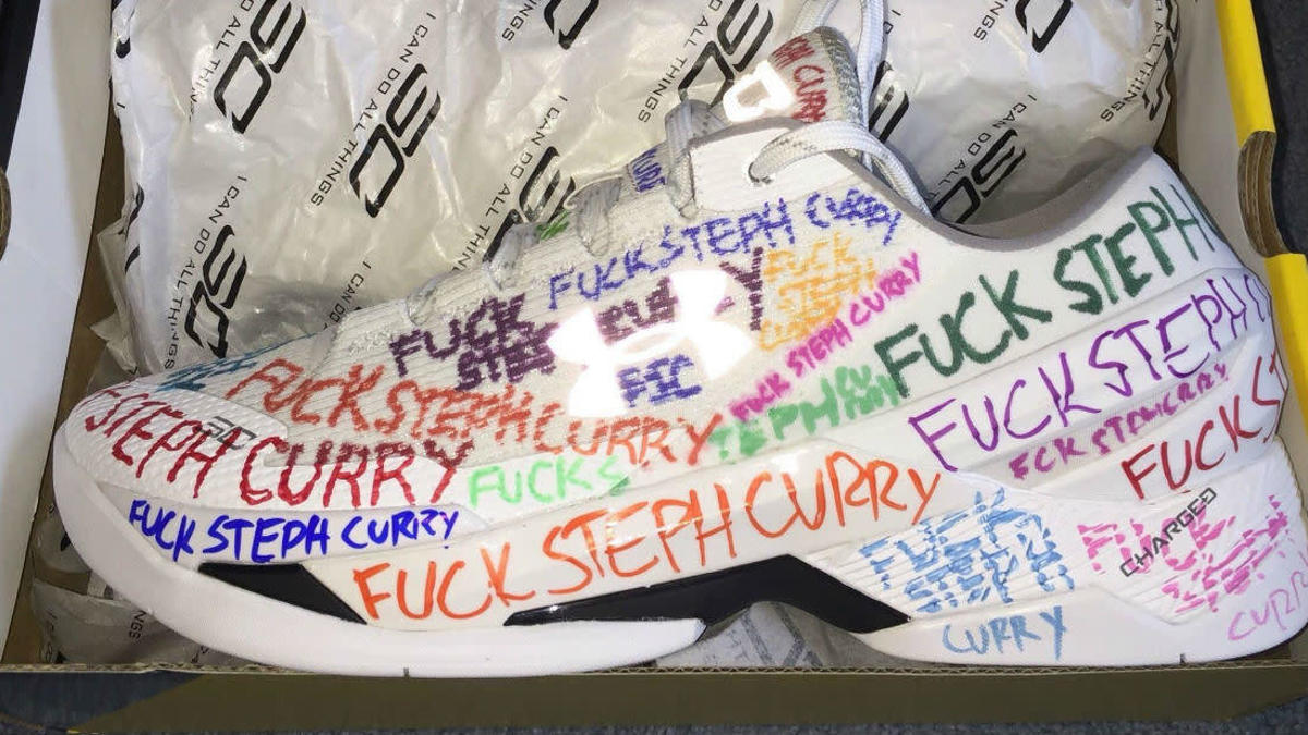 Fuck Steph Curry Under Armour Curry Two Custom