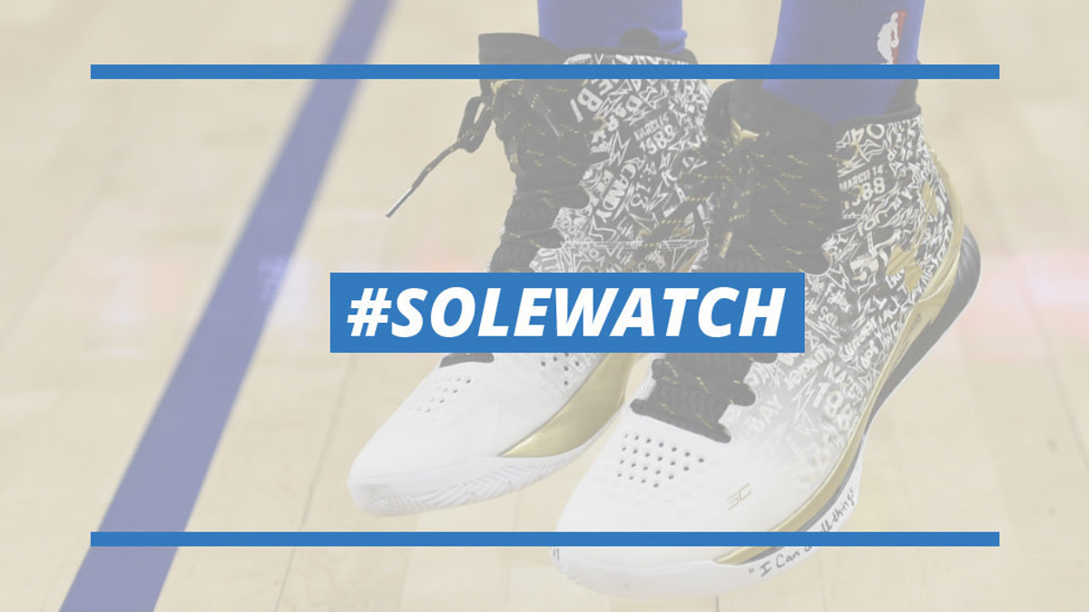 Stephen Curry Wearing the "MVP" Under Armour Curry One PE