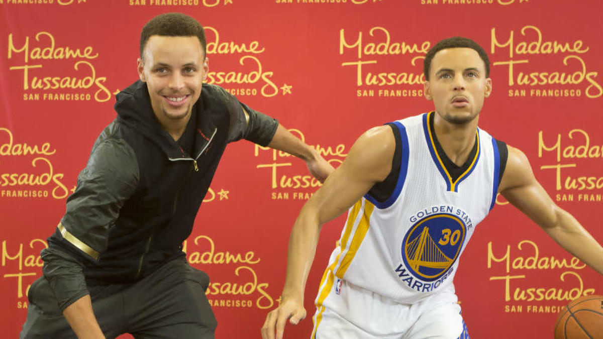Stephen Curry Wax Statue Sneakers