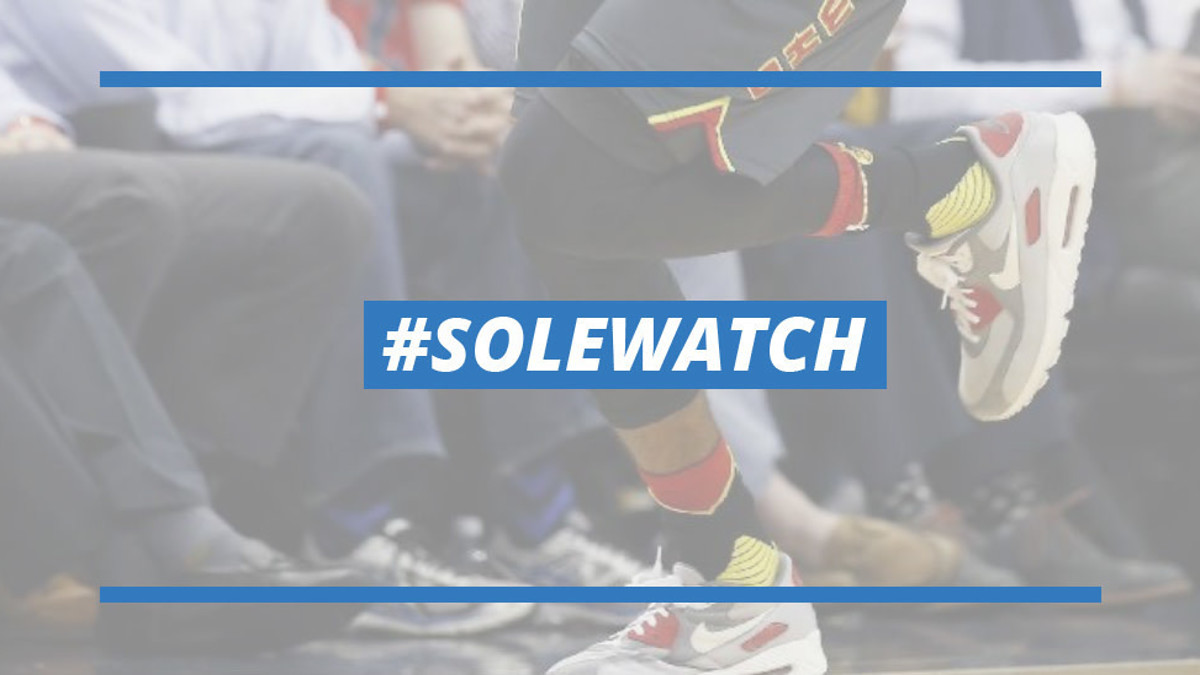 Thabo Sefolosha Plays in the Nike Air Max 90