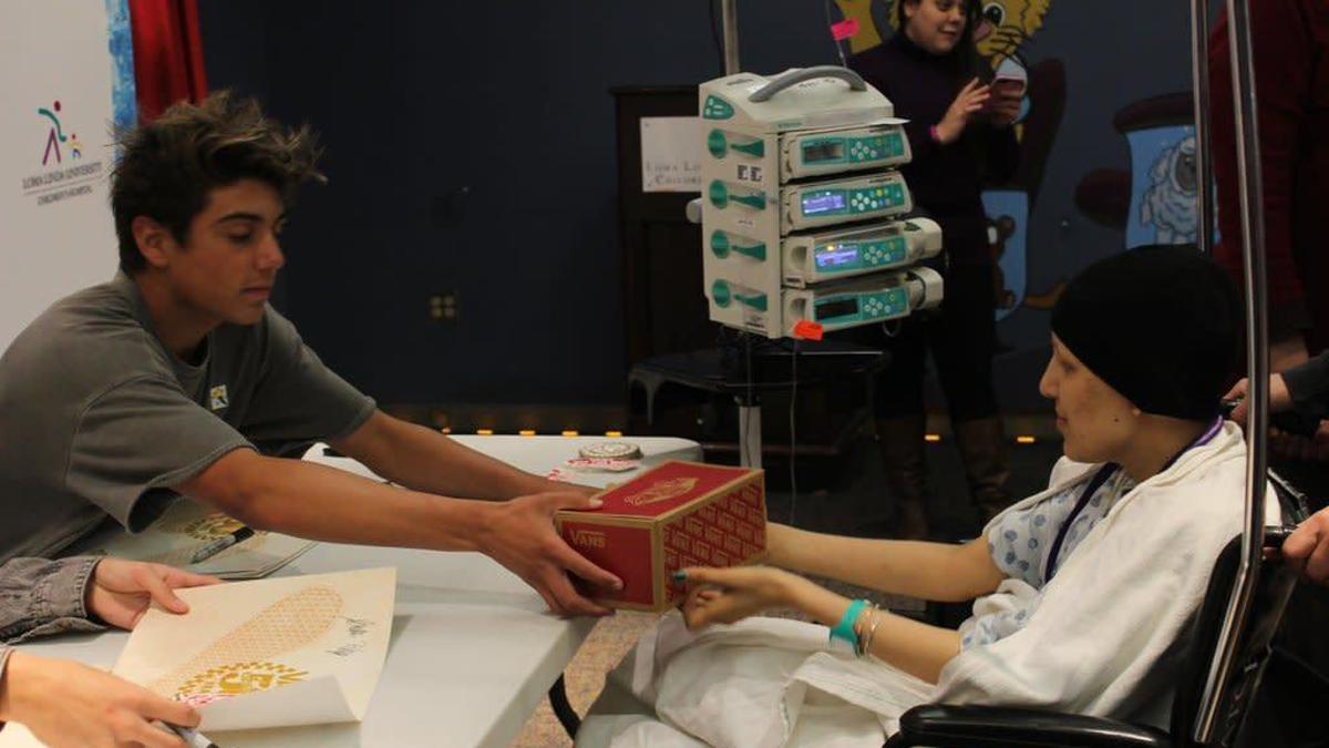 Damn Daniel Gives Vans to Children's Hospital
