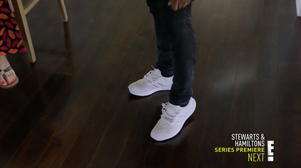 Kanye wearing white ultra boost best sale