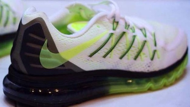 nike air max 2015 white green