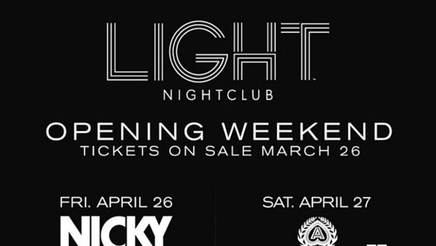 light nightclub opening