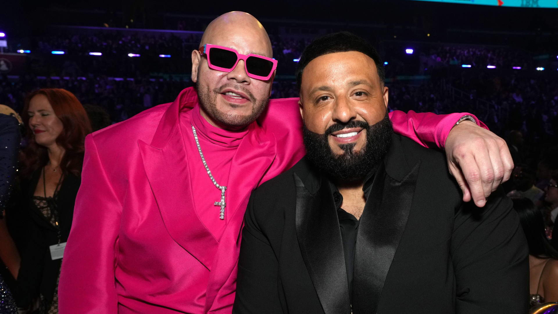 Fat Joe and DJ Khaled attending the Grammy Awards. 