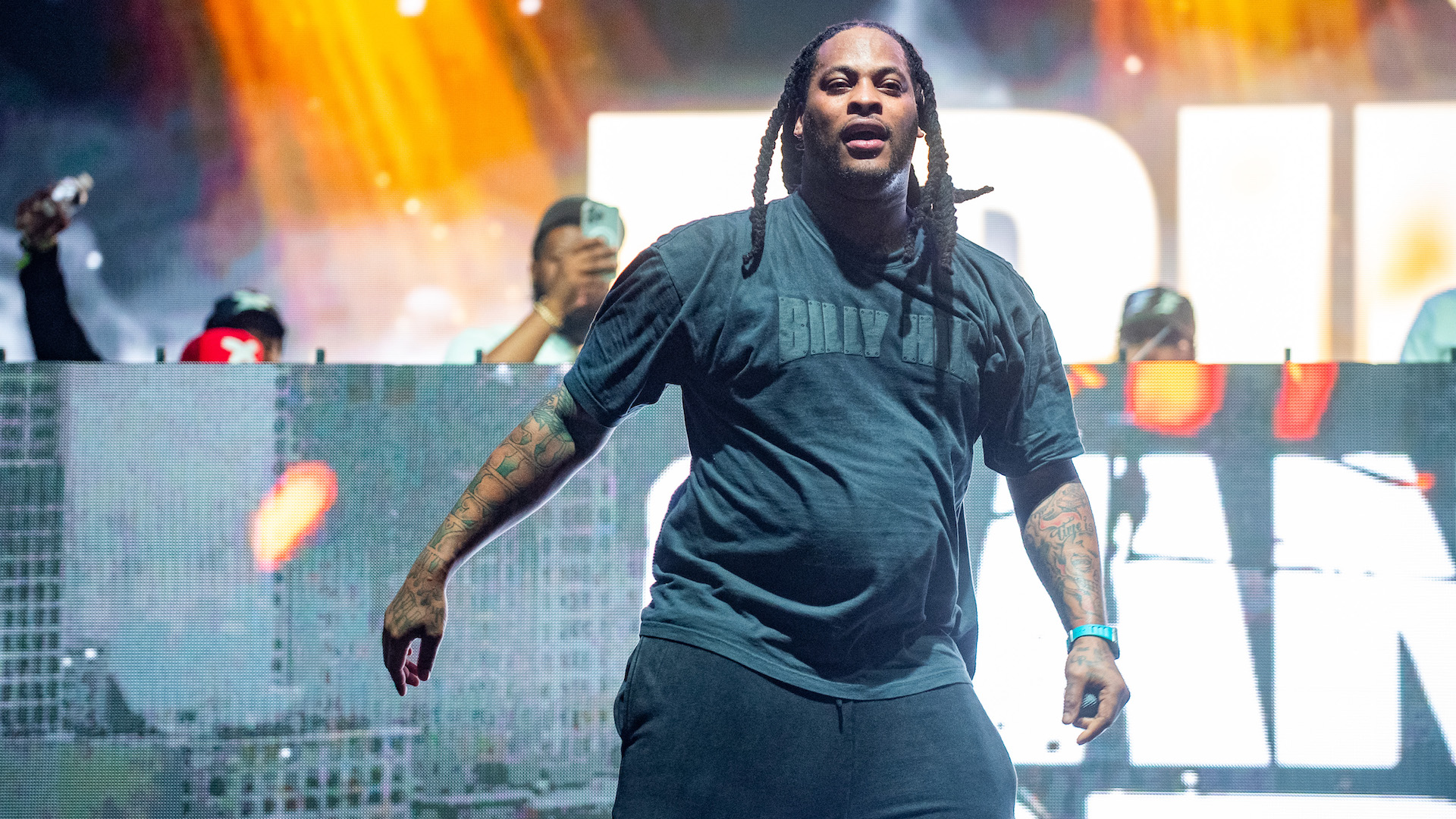 Waka Flocka on stage