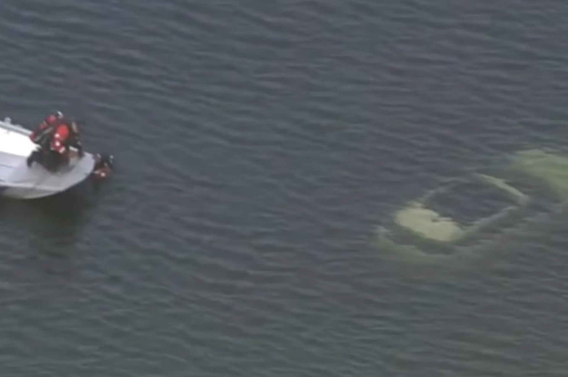 Car in Philadelphia River