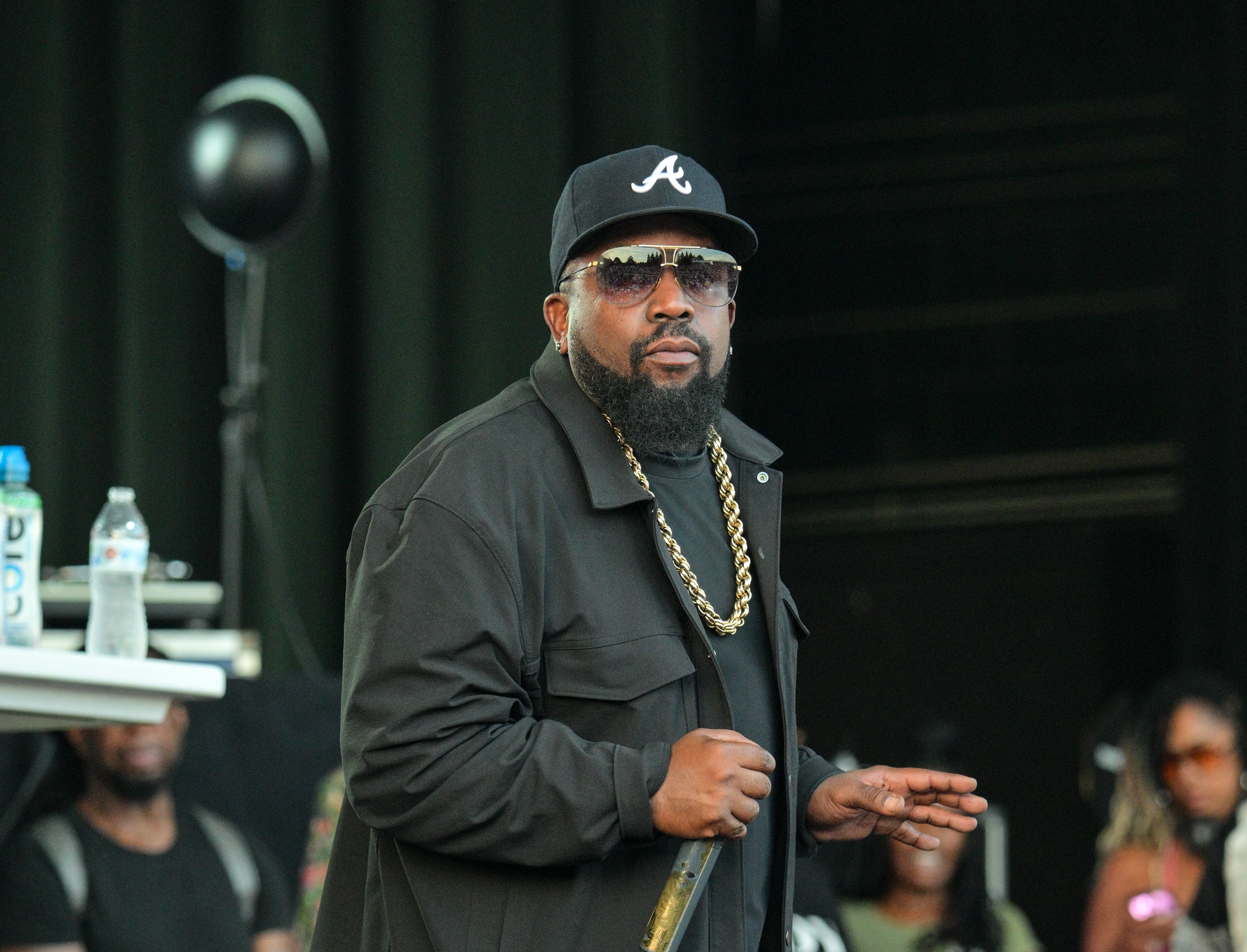 COLLEGE PARK, GEORGIA - AUGUST 11: Big Boi performs during 2024 Atlanta Funk Fest at Wolf Creek Amphitheater on August 11, 2024 in College Park, Georgia. 