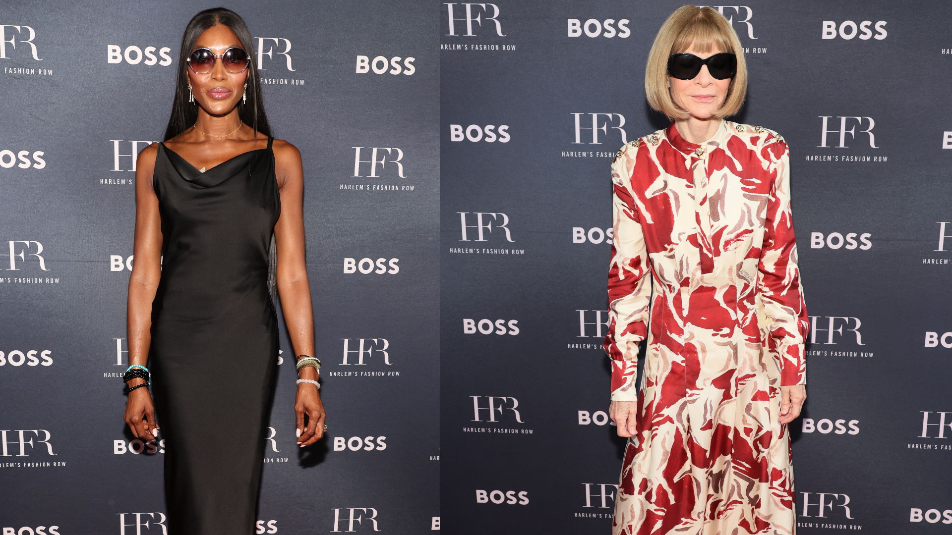 Naomi and Anna are pictured on red carpet