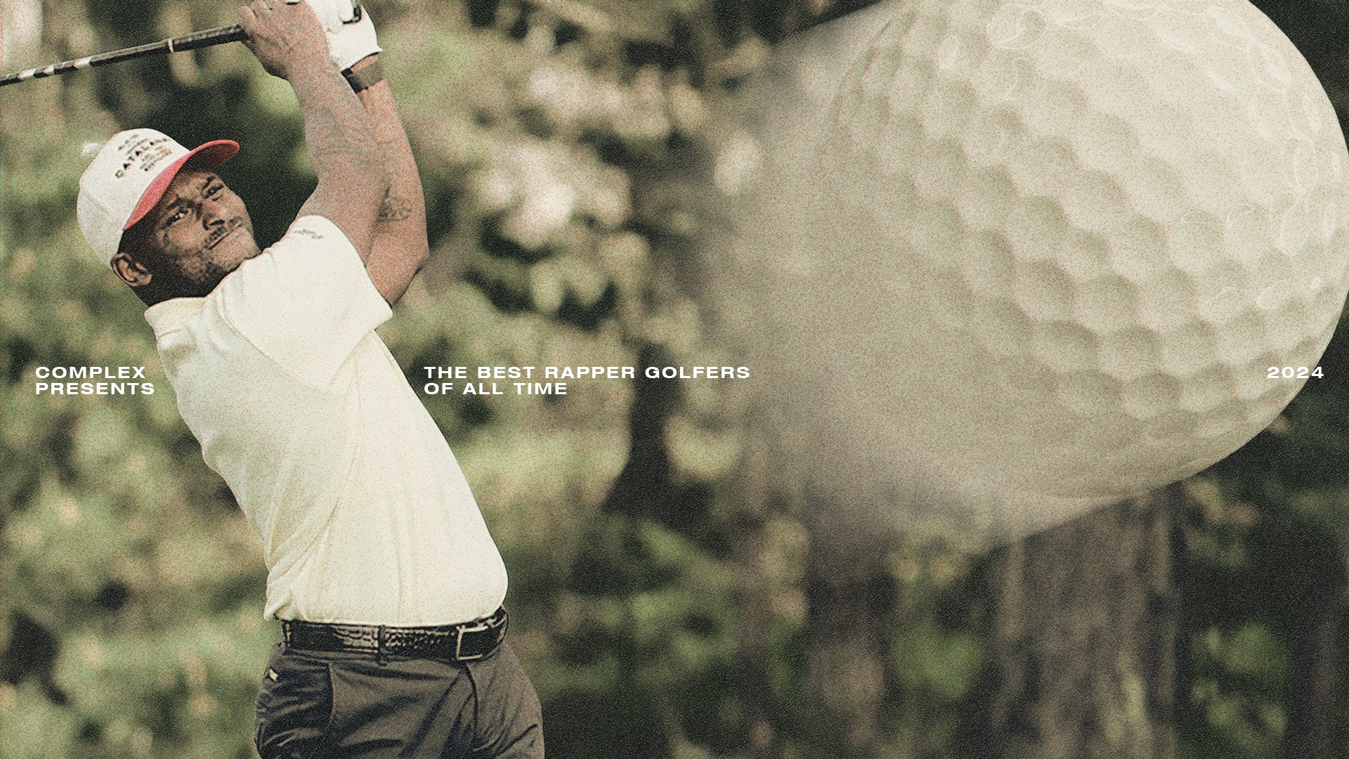ScHoolboy Q playing golf