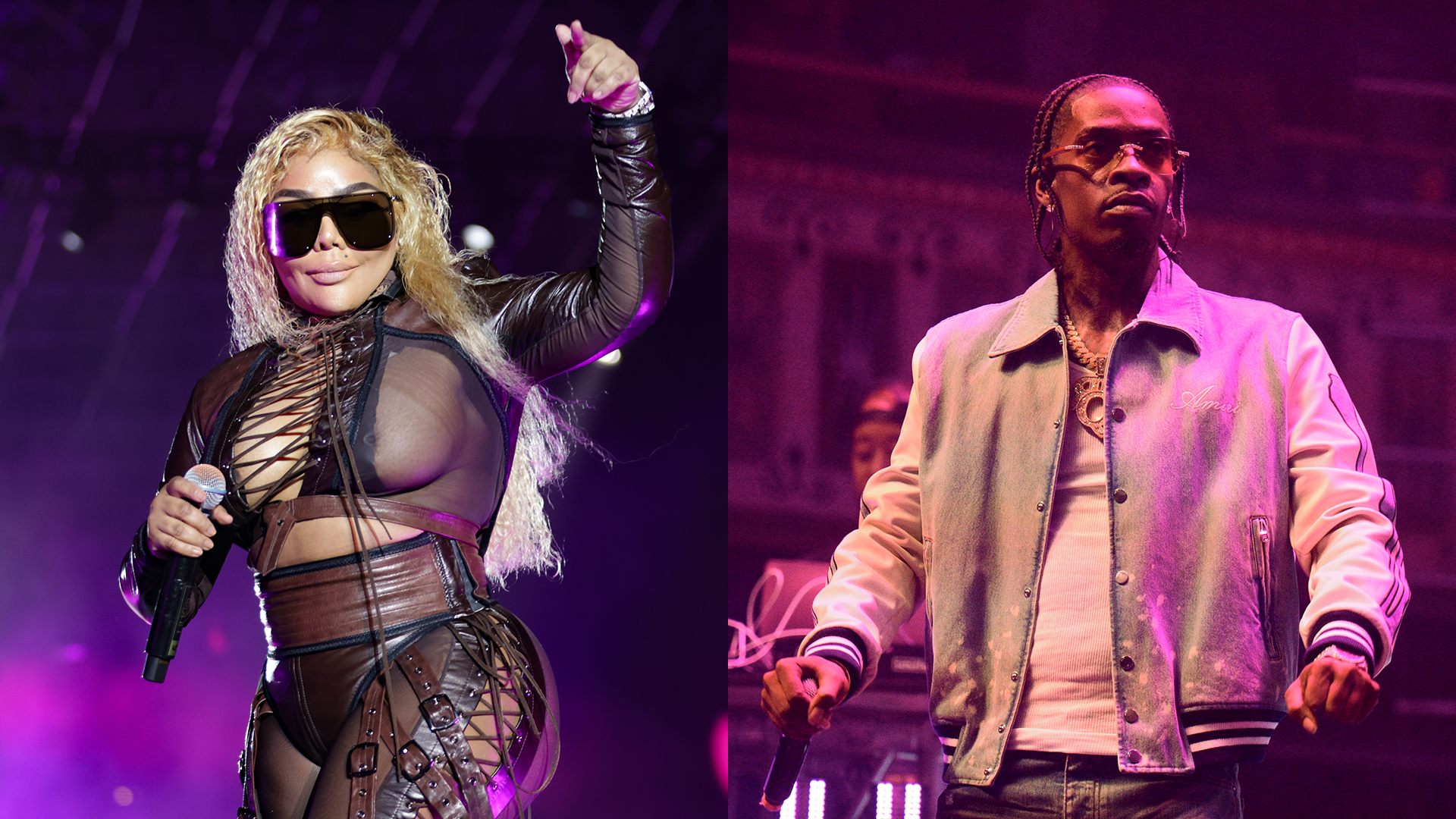 Lil Kim performs during the Miami Jazz in the Gardens festival, Rich Homie Quan performs during a 10 year anniversary concert.