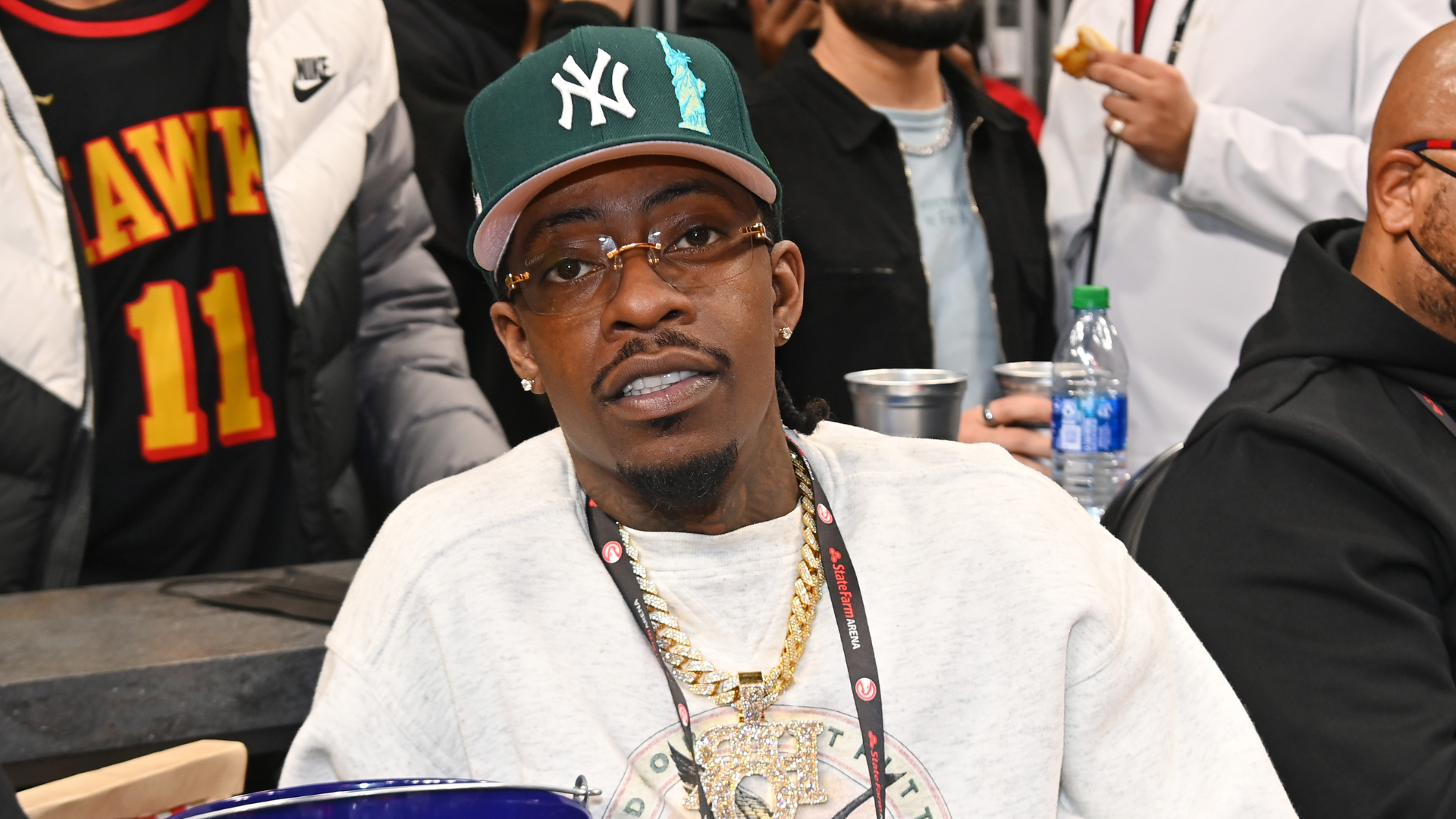 Rich Homie Quan attending an event.