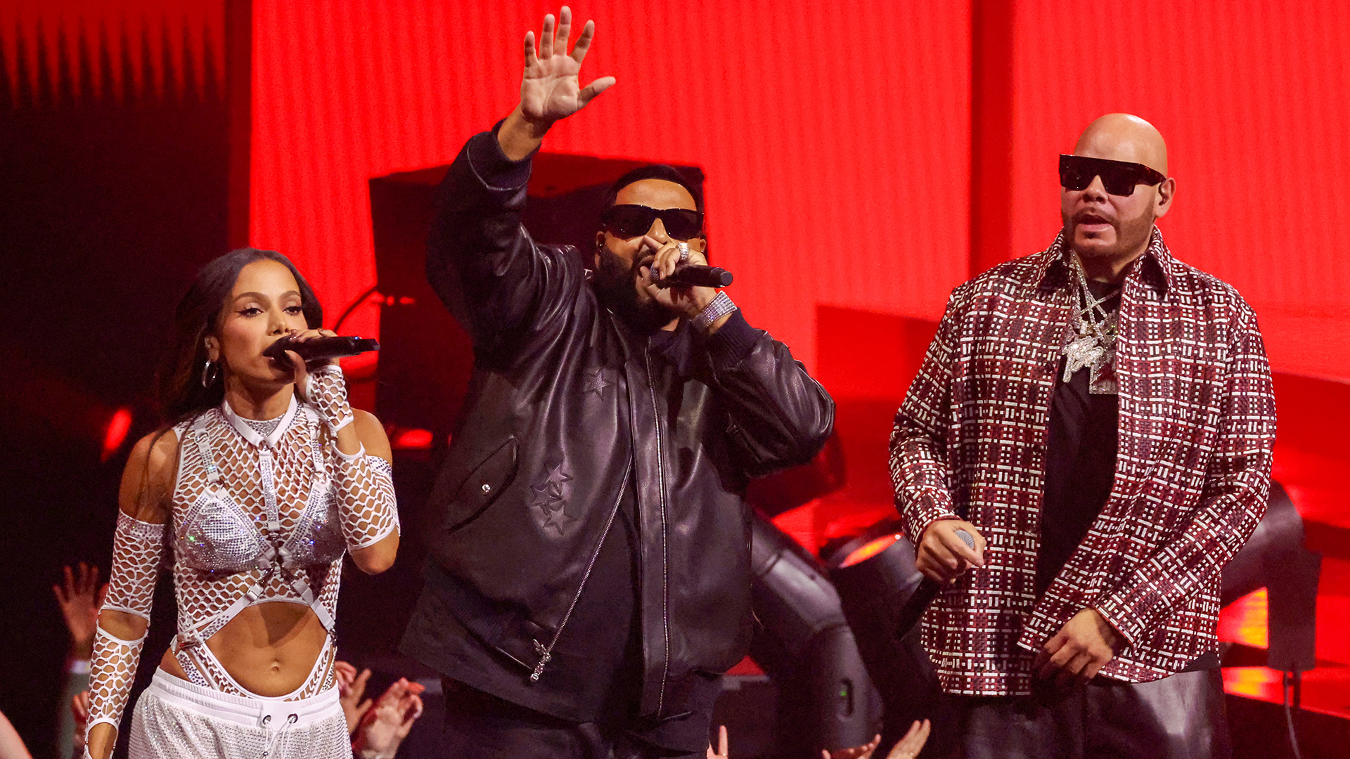 Anitta, DJ Khaled, and Fat Joe perform at the 2024 MTV Video Music Awards,