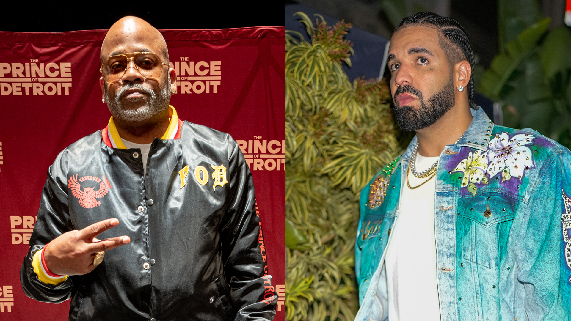 Dame Dash attends the "Prince of Detroit" premiere, and Drake in Miami, Florida.