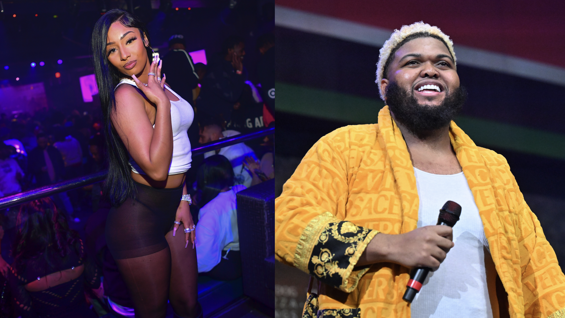 Rapper Rubi Rose attends Opium Saturdays at Opium on February 24, 2024 in Atlanta, Georgia/Druski hosts first-ever “Coulda Fest” Comedy and Music Festival at State Farm Arena on September 07, 2024 in Atlanta, Georgia