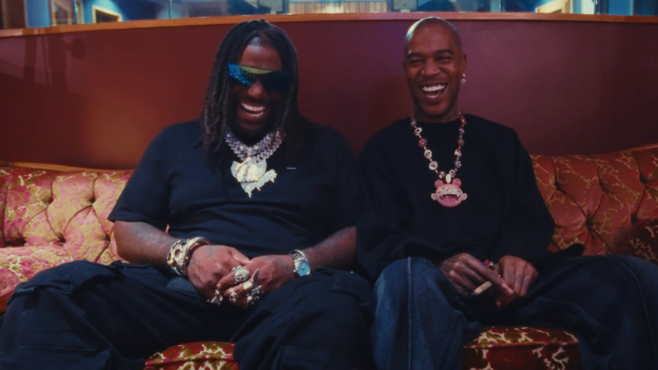 kid cudi and chip tha ripper are pictured together